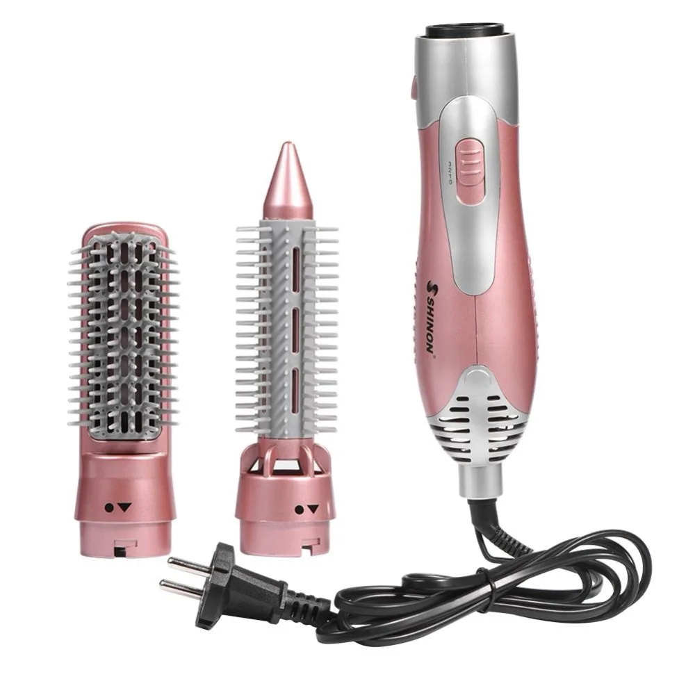 Buy 3 in 1 Rotating Hair Brush Curler Roller Automatic
