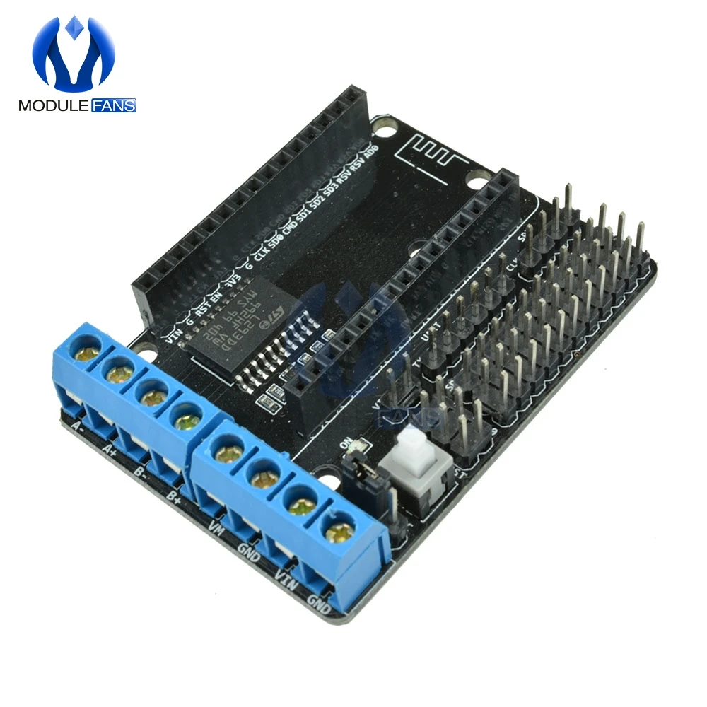 

L293D L293 For ESP8266 ESP-12E Dual High Power H-Bridge Module For Arduino Wireless WIFI NodeMcu Motor Driver Shield Board