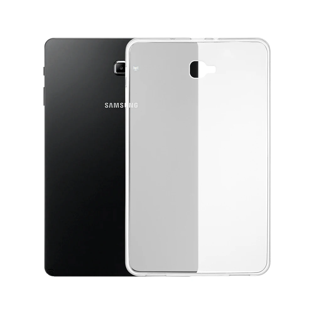 ТПУ Тонкий чехол для планшета s для samsung Galaxy Tab A 10,1 A6 T580 SM-T580 T580N T585 T585C 10,1 дюймов чехол матовый чехол - Цвет: Frosted(Clear)