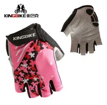 Beautiful women riding font b gloves b font outdoor sports short finger cherry font b gloves