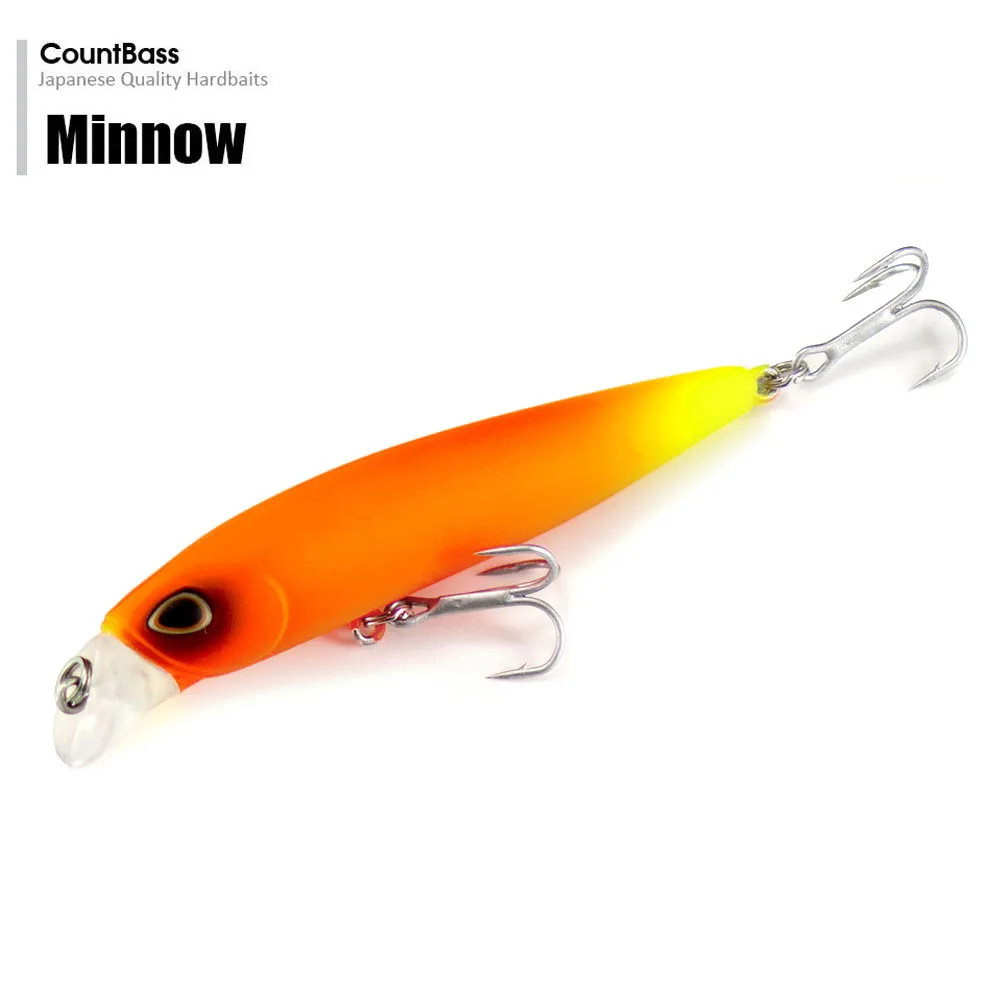 1pc Countbass Wobblers HardBaits 90mm Minnow Jerkbait Shad Angler's Bass Fishing Lures