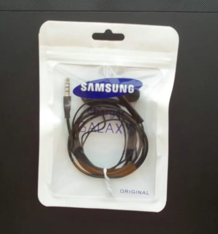 

10.5*15cm Zipper Retail Plastic Packaging bag for bluetooth earphone headphone Retail packaging for SANSUNG usb Cable
