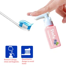 30mL Baking soda Toothpaste Stain Removal Whitening Viaty Toothpaste Fight Bleeding Gums Fresh Blueberry Bottled Toothpaste