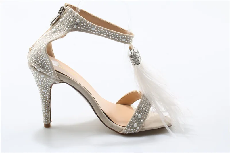 

2017 hot selling gold sequined suede leather high heel gladiator sandals high quality shinning dress shoes