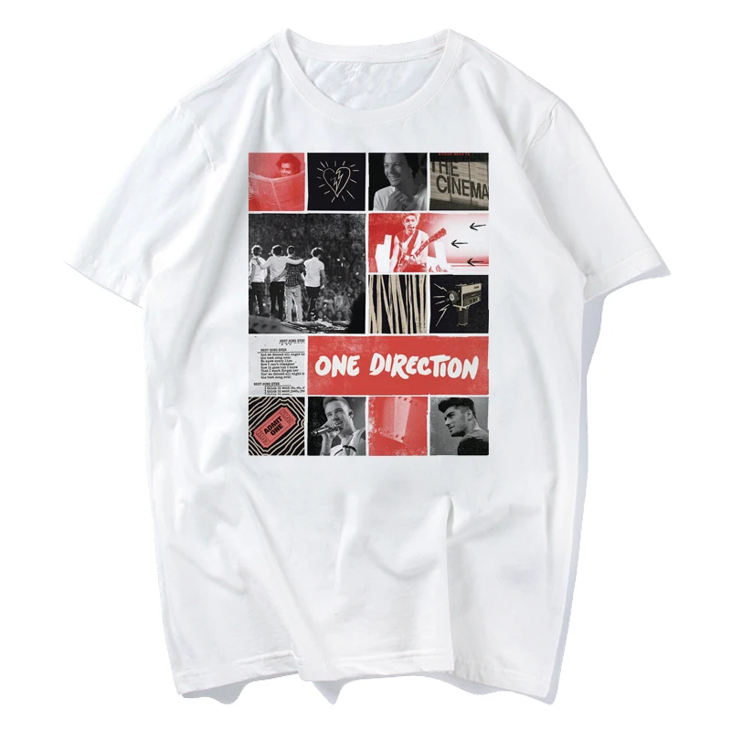 

One direction female t-shirt band music Women 2018 New Fashion Tops men Tee Shirts O-Neck Harry style Short Sleeve T-shirt