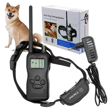 

60pcs/lot PET 900B Multi-Dog Training System with Rechargeable and Waterproof Receiver Collar with retail package 1000m Remote