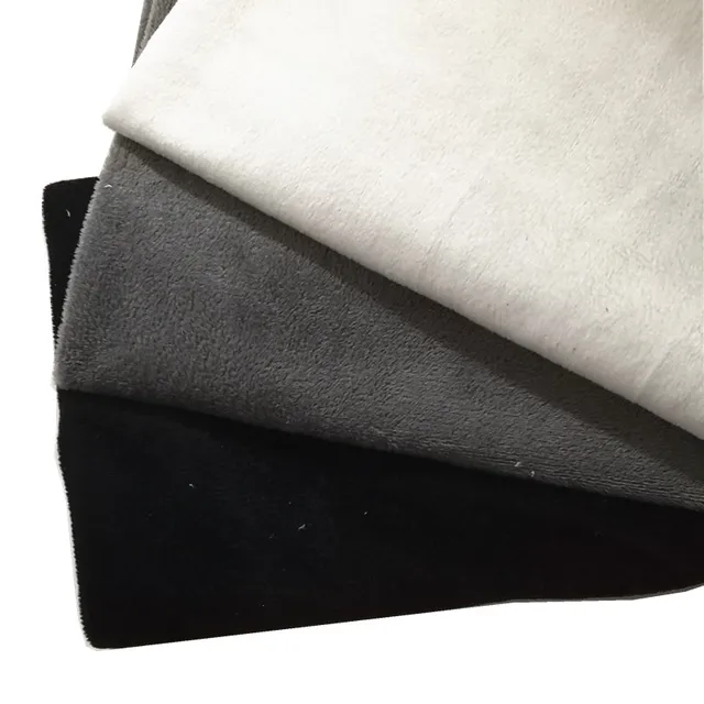 Multi-Colors 1mm Soft Minky Fleece Fabric Polyester Fleece Brushed Fabrics for Patchwork  Sew Doll Stuffed Toys Cloth 50x50cm 2
