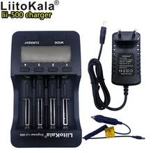 Liitokala lii-500 18650 26650 зарядное устройство для литиевых батарей 1,2 в NiMH AA зарядка аккумулятора USB тест выходной емкости