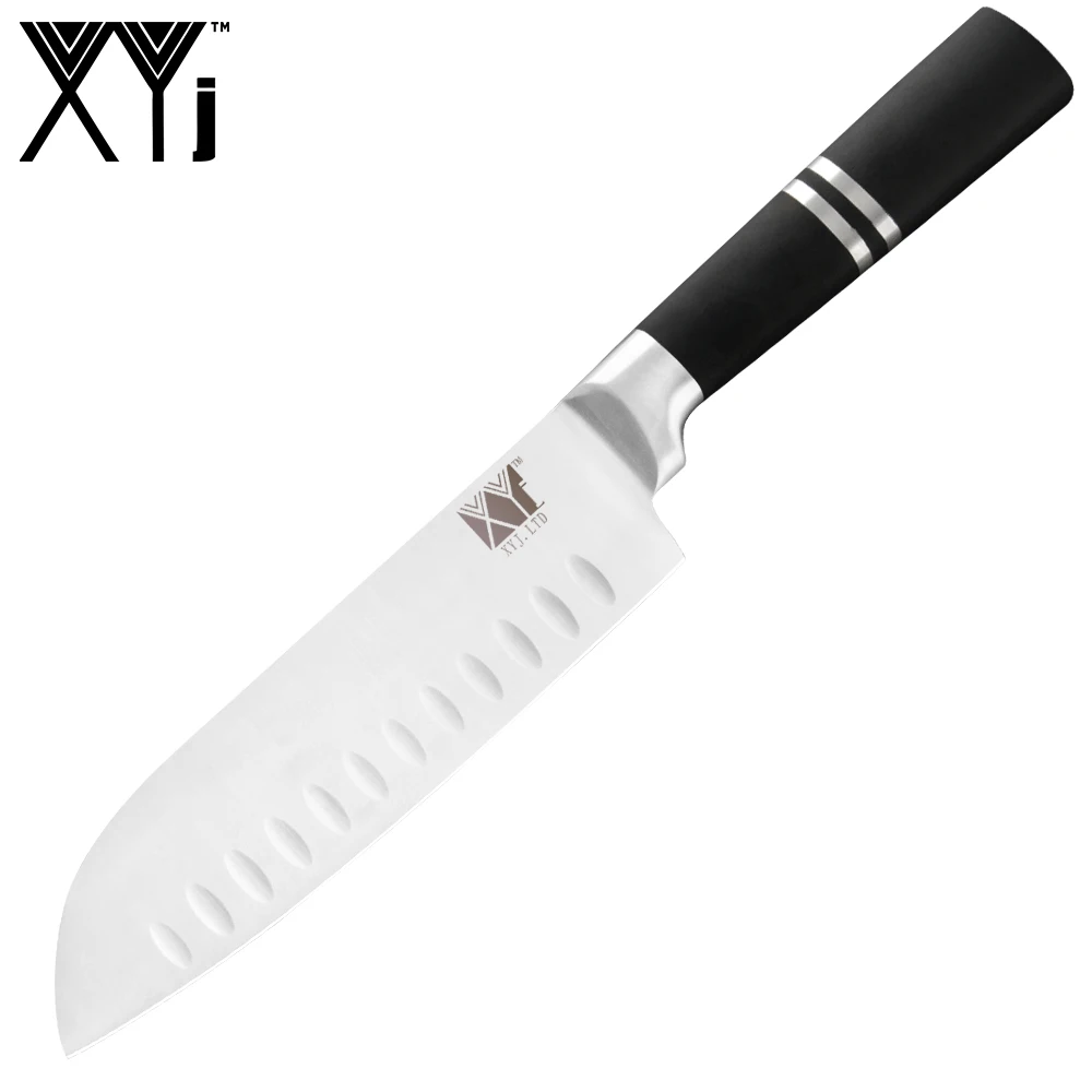 XYj нож из нержавеющей стали для шеф-повара, набор кухонных ножей для фруктов, овощей, мяса, кухонные принадлежности, японский нож для нарезки - Цвет: E