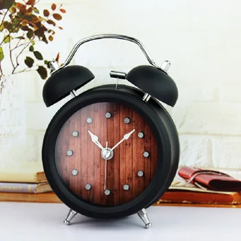 

Alarm Clock Metal Electronic Desk Clock Luminous Digital Clocks Despertador Saat Reloj despertador klok Wekker black Home decor