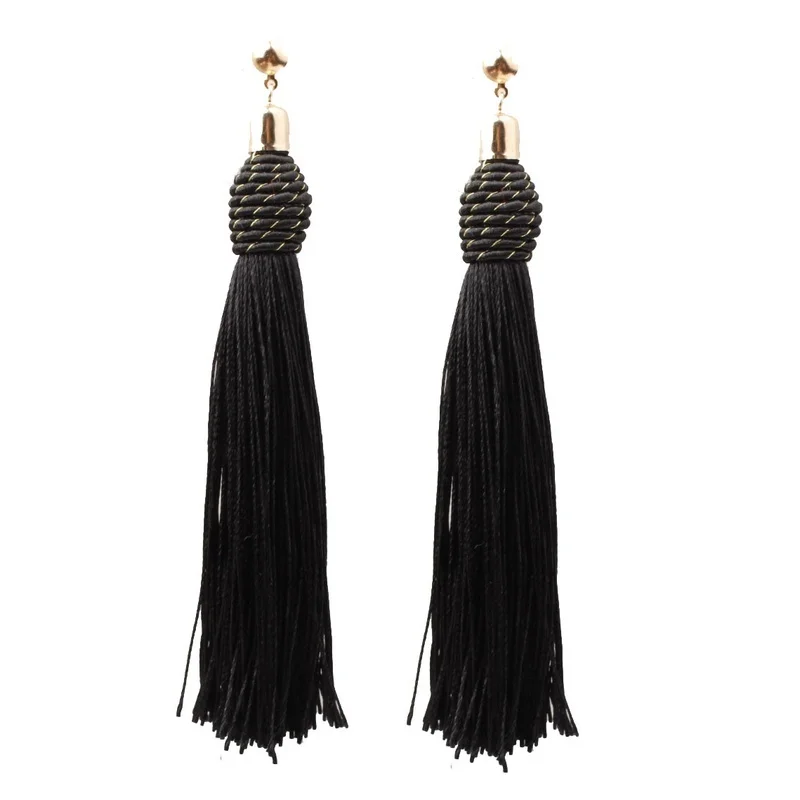 Ladies Fashion Wedding Tassel Earrings Bohemian Style | Украшения и аксессуары