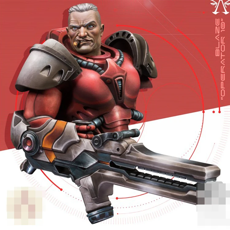 

1/12 BLAZE OPERATOR 10, Resin Model Bust GK, Mechanical Warrior Series, Unassembled and unpainted kit
