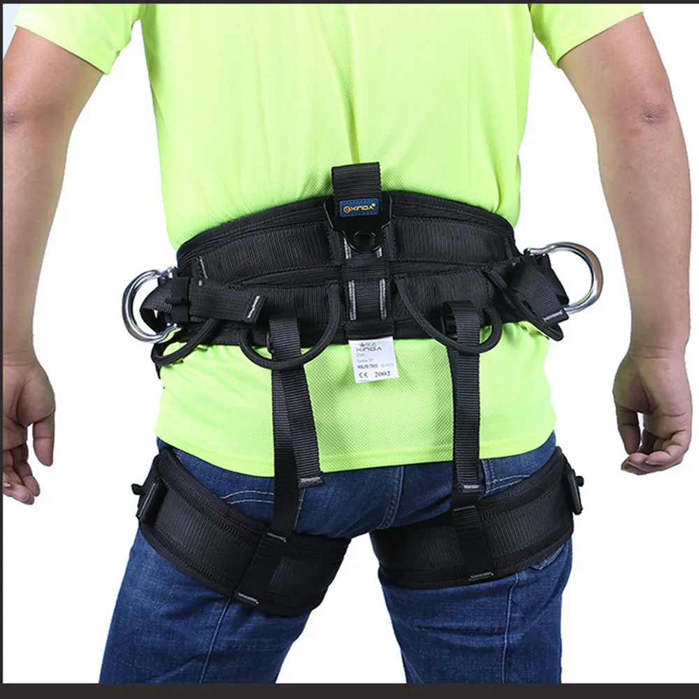 Equipamento de Treinamento de Exploração Exploração de Caverna Equipamento de Escalada de Caverna Árvore Guarnição Cinto Aéreo Escalada Escalada Arnês 9 guarnição cinto aéreo escalada equipamento escalada