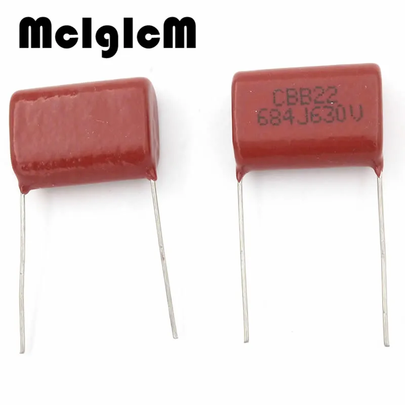 MCIGICM 500 шт 684 680nF 630V 10 CBB полипропиленовая пленка конденсатор шаг 22 мм