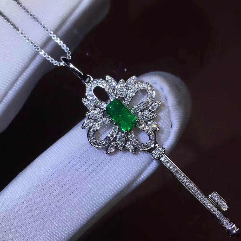 Изящные украшения настоящая Подвеска из 18K золота AU750 G18K подвеска с натуральным