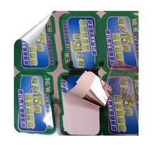 Индивидуальные принты Этикетка из алюминиевой фольги самоклеящиеся Стикеры