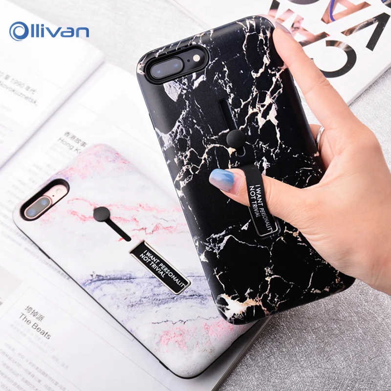 3D выпуклый силиконовый чехол для Xiaomi Redmi Note 5 6 Pro 5A Prime Hide Ring holder stand marble TPU Plus |