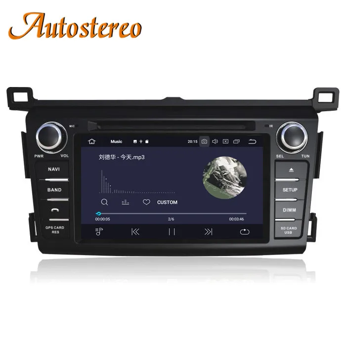 Excellent Autostereo Android 9.0 RAM Car GPS Navigation For Toyota RAV4 2013 2014 2015 Auto multimedia Radio tape recorder Car DVD player 6