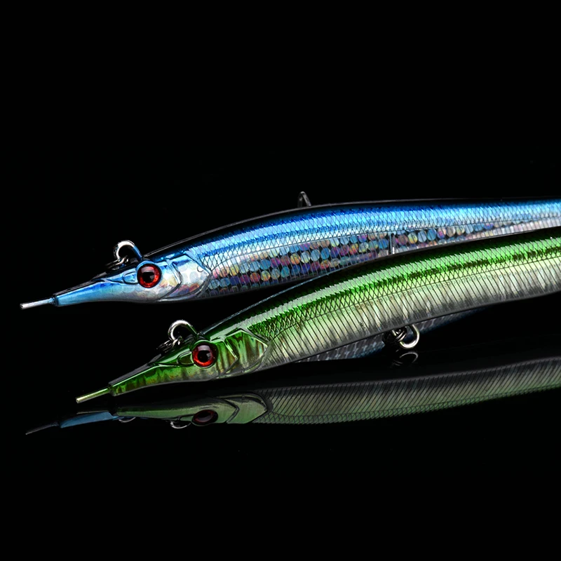 ALLBLUE Needlefish إغراء إبرة عصا الصيد إغراء 133 مللي متر/30g غرق قلم 3D عيون الاصطناعي الطعم طعم صيد سمك ذنب البحر ALLBLUE Needlefish إغراء إبرة عصا الصيد إغراء 133 مللي متر/30g غرق قلم 3D عيون الاصطناعي الطعم طعم صيد سمك ذنب البحر