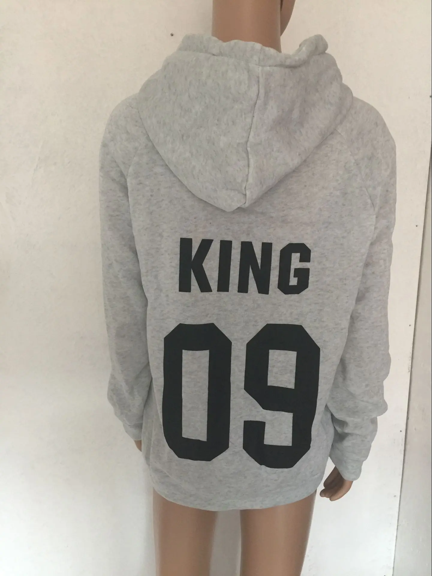zogaa Plus Size S-4XL New Fashion The King&His Queen Men Women Casual Lover Couple Cotton Sweatshirts Hoodies for Autumn Winter zogaa Plus Size S-4XL New Fashion The King&His Queen Men Women Casual Lover Couple Cotton Sweatshirts Hoodies for Autumn Winter