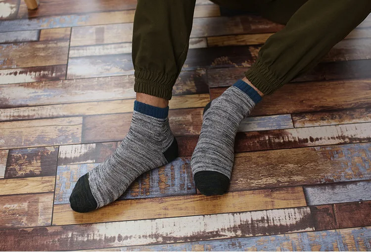 Новинка 2019 мужские короткие носки в национальном стиле повседневные голеностопные носки мужские короткие впитывающие Пот Мужские носки