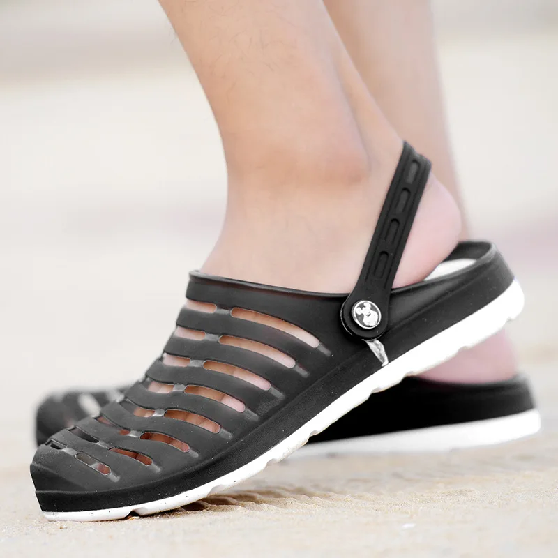Summer shoes men new lovers jelly sandals casual hollow hole men