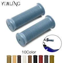 7/8 22mm Motorcycle Hand Grips Handle Rubber Bar Gel Grip Retro Rubber Motorcycle Bike Vintage Coke Bottle Hand Grip x 2pcs vodool 2pcs rubber motorcycle grip 22mm motorcycle vintage handlebar grip for all motorcycle high quality cars styling