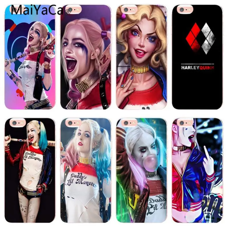 MaiYaCa Harley Quinn Case For iphone 6 6plus New Personalized print Phone Accessories Case For iPhone X 8 7 6S 5s se Cellphones MaiYaCa Harley Quinn Case For iphone 6 6plus New Personalized print Phone Accessories Case For iPhone X 8 7 6S 5s se Cellphones