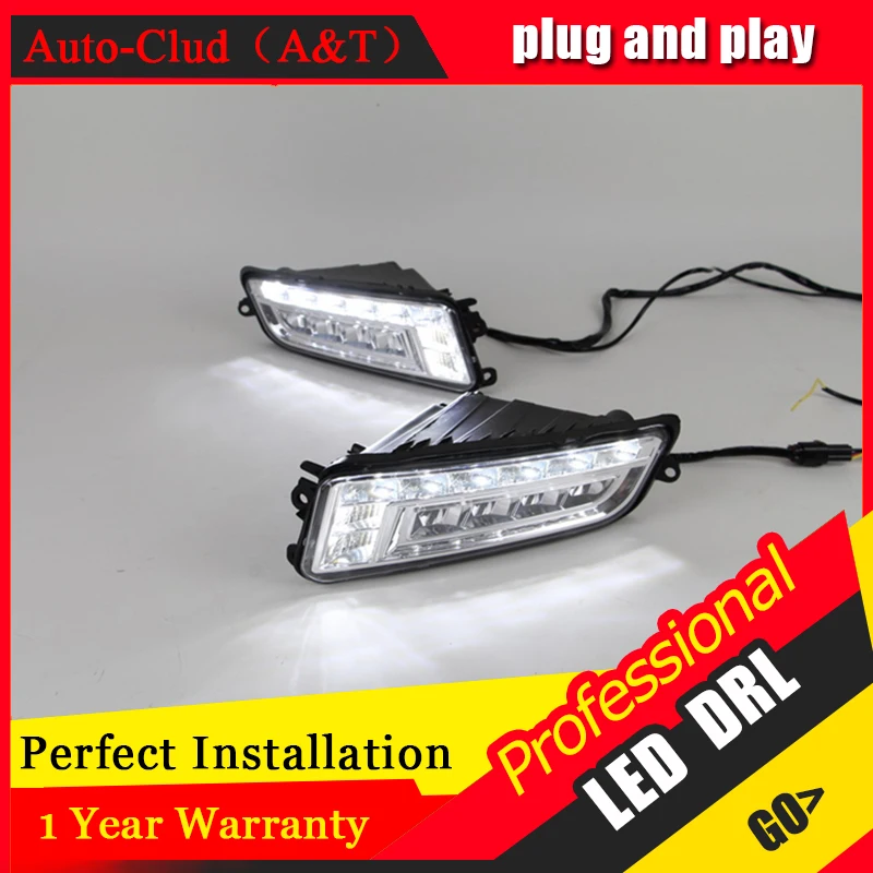 

Auto Clud car styling For VW Santana LED DRL For Santana High brightness guide LED DRL led fog lamps daytime running light two-w