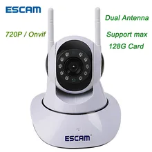 ESCAM HD 720P Video Surveillance IP Camera Wireless Video Camera Mini P2P Baby Monitor CCTV Security WIFI Kamera IR Night Vision