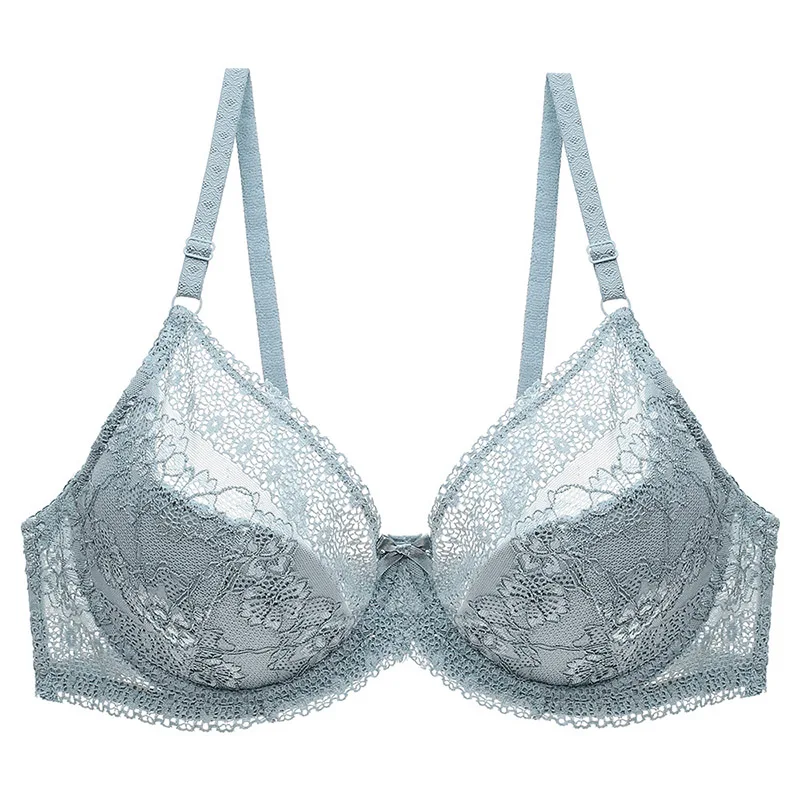 

Ultrathin Bra Sexy Lace Bras For Women Push Up Lingerie Comfort Bralette Transparent Female Brassiere Underwire Underwear #F