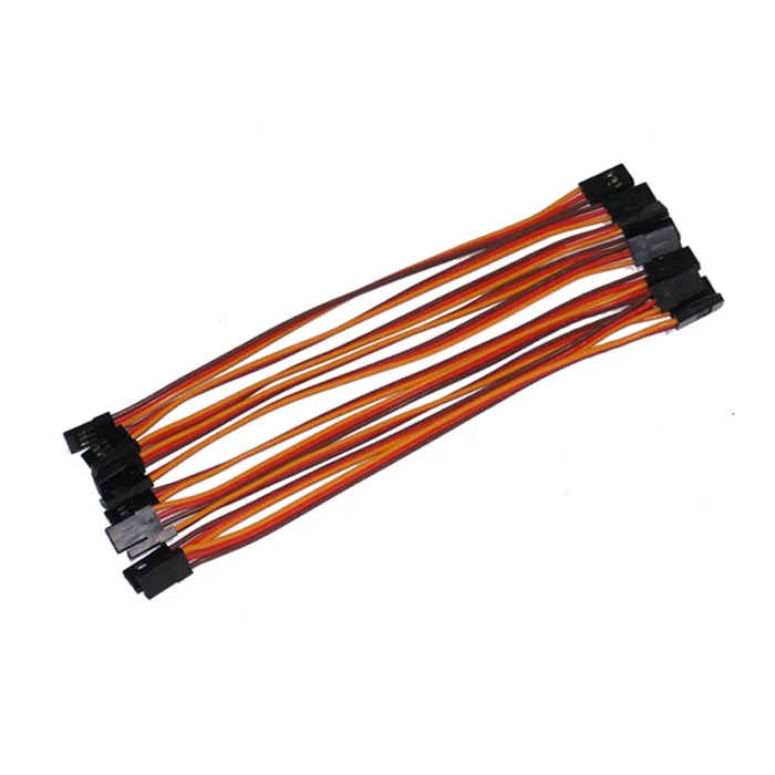 10 шт./лот 300 мм 10 см 15 см/30 см/60 см 26AWG RC сервопривод удлинитель провода кабель для Futaba JR мужчин и женщин штекер кабели проводки