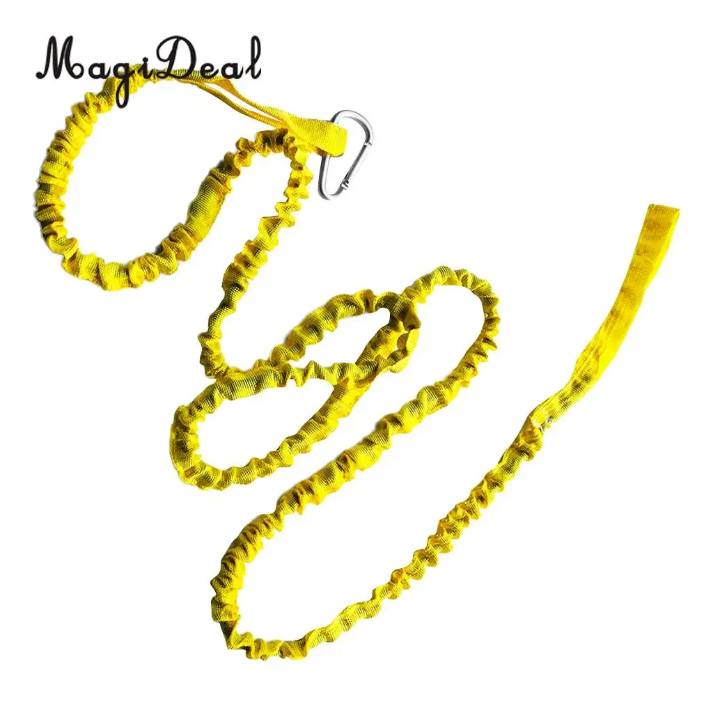 Durable SUP Kayak Paddle Leash Fishing Rod Holder Lanyard Tether with Clip for Dinghy Canoe Boat Surfboard Equipment Accessor