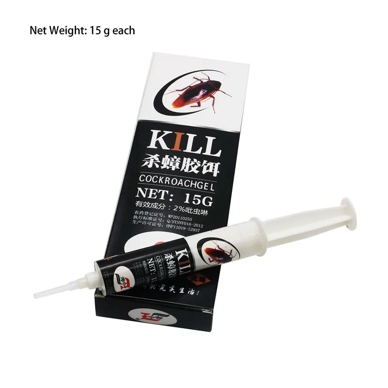 5 шт./лот, высокое качество, силовые препараты для уничтожения тараканов, медицина, гель, ловушка для наживки, нетоксичный эффект, инсектицид, распыление, борьба с вредителями