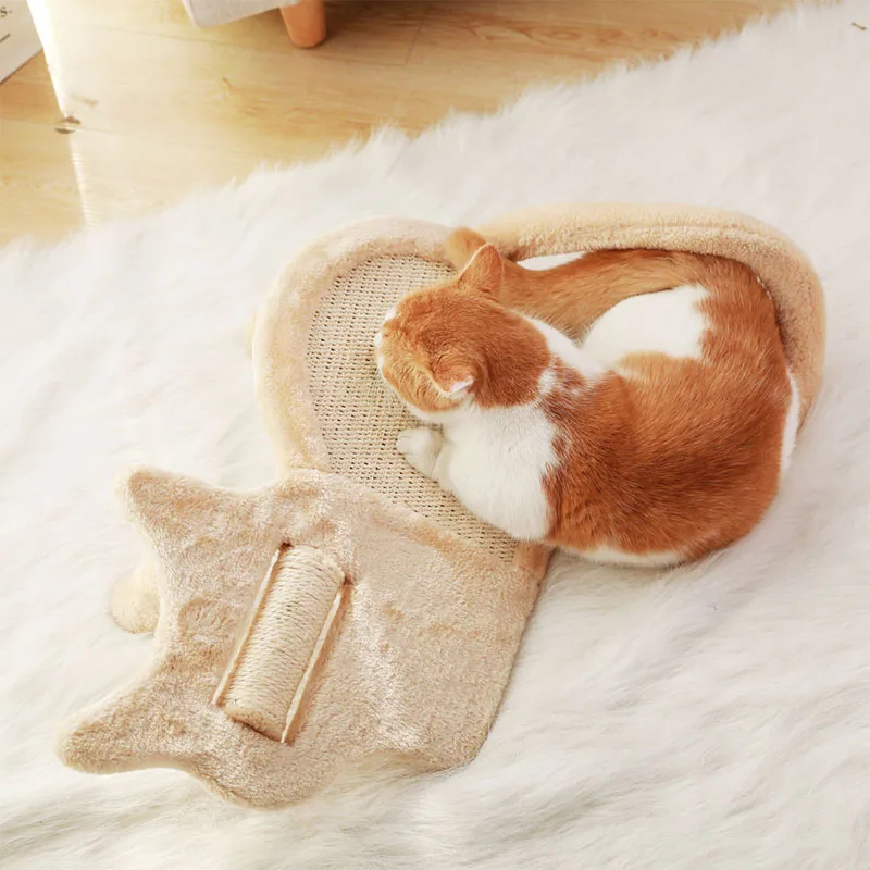 Забавный кот царапина доска игрушка кошка кровать домашняя Подушка кошки