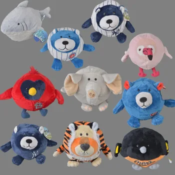 

20 cm New Athletes Baseball league Plush toys 9 style Owl tiger bird bear whale elephant Fill the toy sandbag toys for kids
