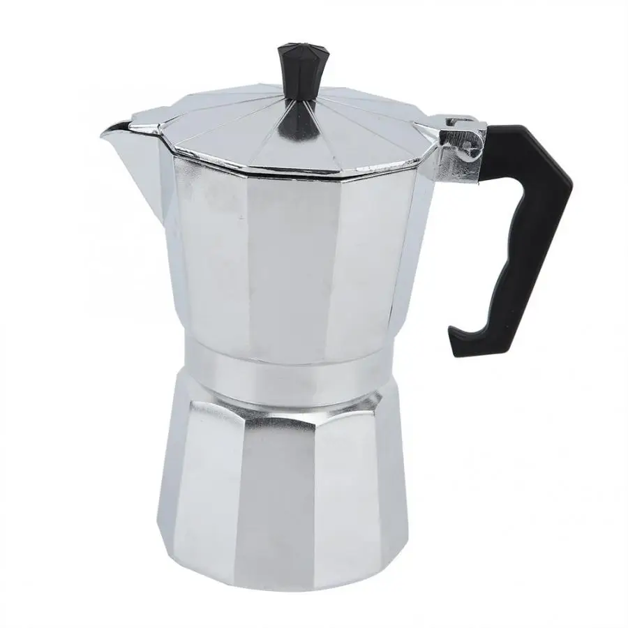 

Moka Coffee Pot Aluminum Dripolator European Coffee Kettle Turkey Octagonal Pots Delicate Tool Coffee Maker/Percolator Pot Tool