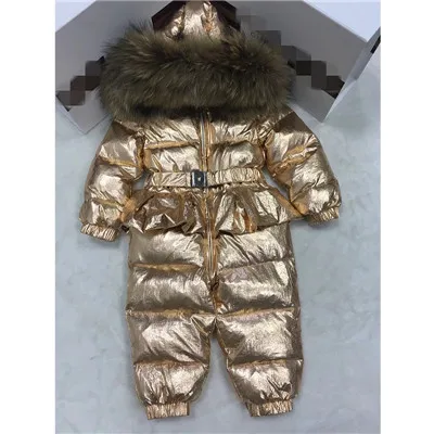 Baby Girl Romper Overalls Children's Winter Newborn Toddler Infant Winter Clothes Baby Clothing Jumpsuit Winter Snow Suit 0123Y - Цвет: As Picture