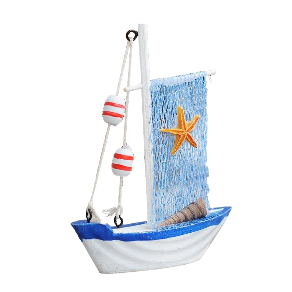 Mediterranean Nautical Tropical Fishing Net Sailing Decor Home Ornament #5