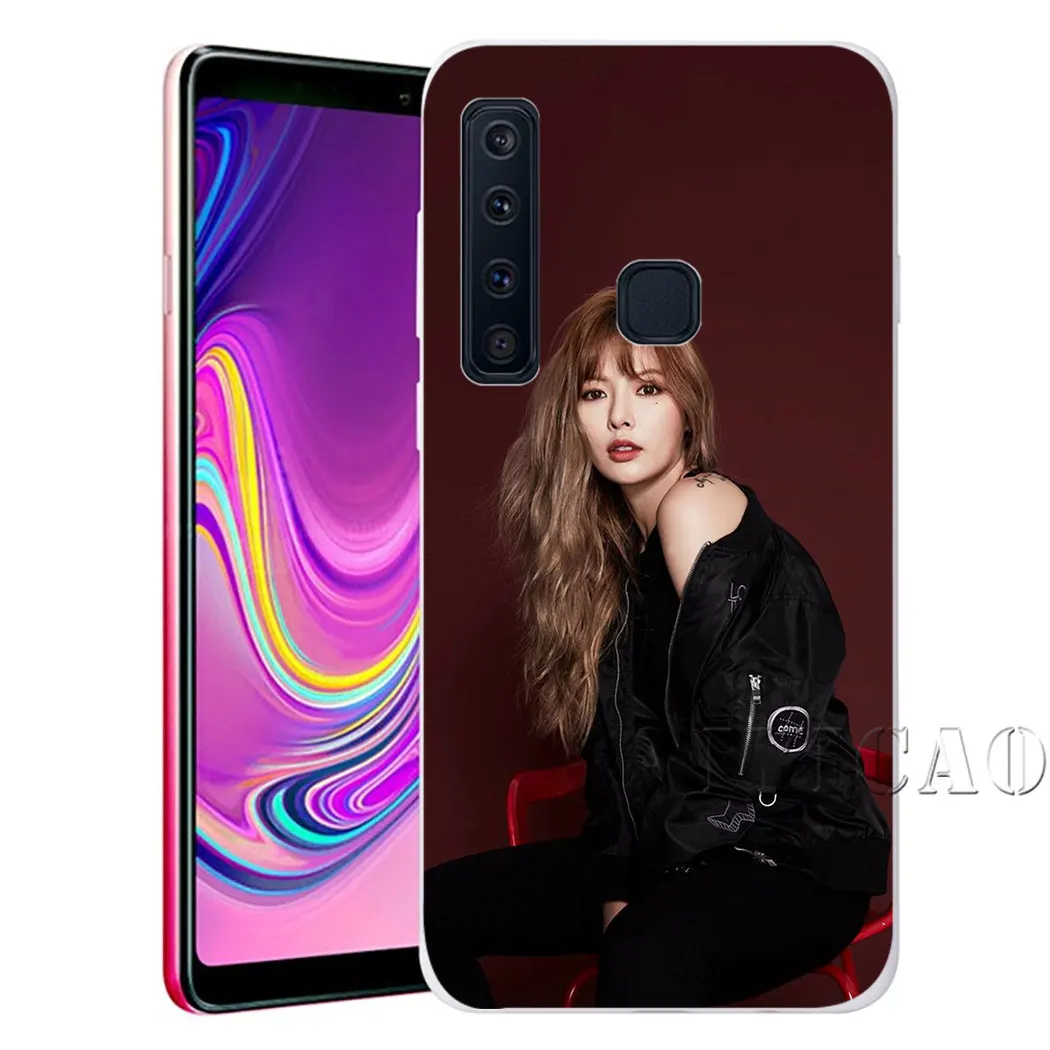 IYICAO HyunA Kim жесткий чехол для Samsung Galaxy S10e S10 S9 S8 Plus S6 S7 Edge Note 9 8|Чехлы-накладки| |