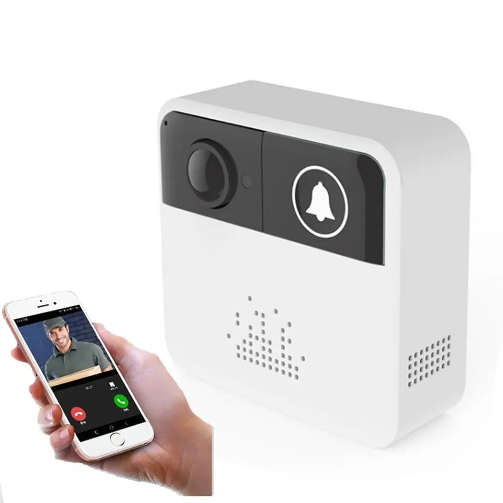 Video Doorbell Camera Ip Smart Wifi Door Bell Wireless 720p Video