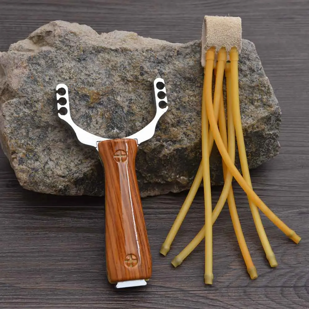 High Quality Hunting Slingshot Outdoor Games Aluminium Alloy Powerful
