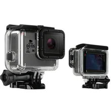 ZM Высокое Качество Для GoPro Hero5 45 М Водонепроницаемый Корпус Gopro Подводный Защитный Корпус Коробка Для GoPro5 Черный Аксессуары