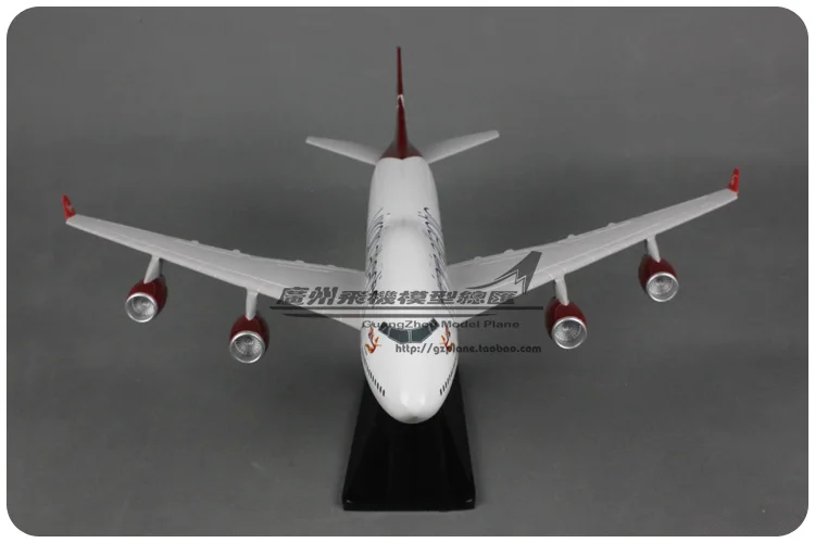 47 см Virgin Atlantic Airlines модель самолета Boeing 747 Смола Англия Virgin литье под давлением авиационная модель B747 Airways модель самолета