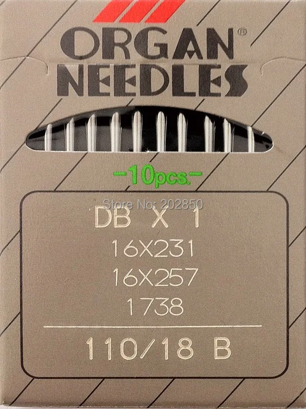 Japanese Organ Brand Needles DBX1,110/18 B,20Pcs Needles/Lot,For Simple