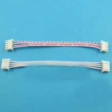 TANGDA XH2.54 4 P 10 см 100 100mmplug оболочки плоский кабель с двойной пластиковый корпус двойной красный и белый кабель ленты