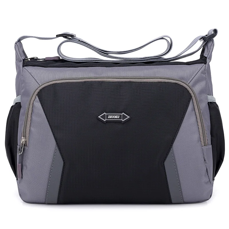 أزياء المرأة Crossbody حقيبة حقيبة كتف عارضة النايلون حقيبة ساعي متعدد الطبقات الإناث الحويصلة الرئيسية التسوق حقيبة يد للسفر