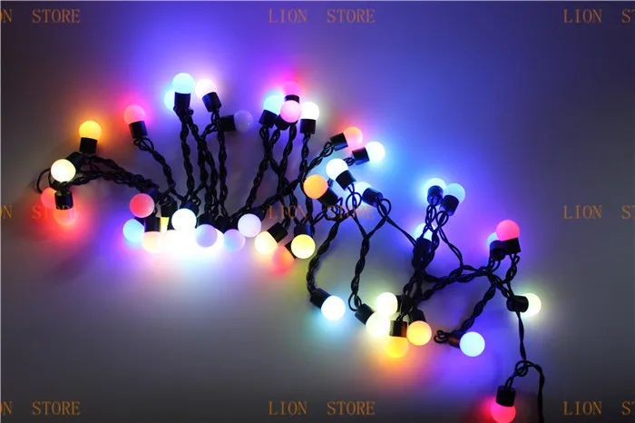 Горячая распродажа! праздник освещения 50 светодиоды led Твинкл 5 м rgb ЕС plug Рождество наружного освещения