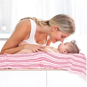 Хлопковое моющееся детское муслиновое Марлевое полотенце для новорожденных