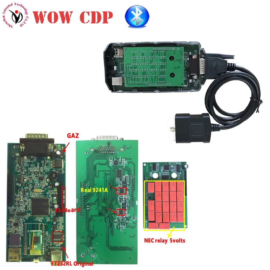 

DHL Keygen as gift+Full Set COVER! wurth WOW CDP SNOOPER Bluetooth V5.008 R2+ 5.00.12 Green Board pcb v3.0 NEC Relays VD TCS CDP